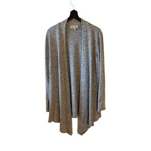 Joan Vass Waterfall Sweater Cardigan Size Large